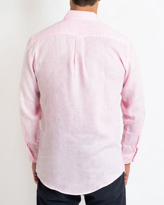 DESTii Pink Long Sleeve Linen Shirt