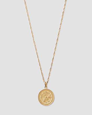 Rosella Embossed Disc Necklace