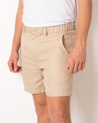 DESTii Camel Linen Shorts