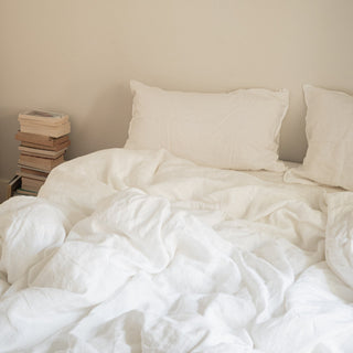 Crisp White Quilt Cover Set